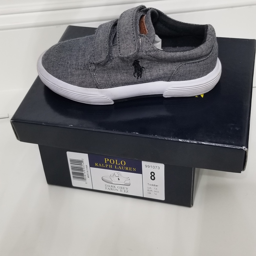 Polo Ralph Lauren Dark Grey Faxon II EZ Shoes